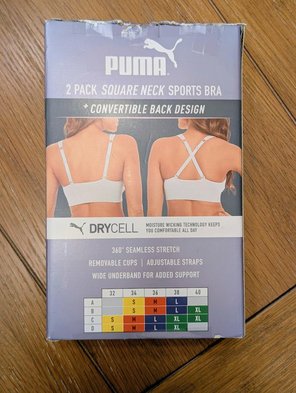Puma Drycell Seamless Sports Bra 2PK - Picture 3 of 10